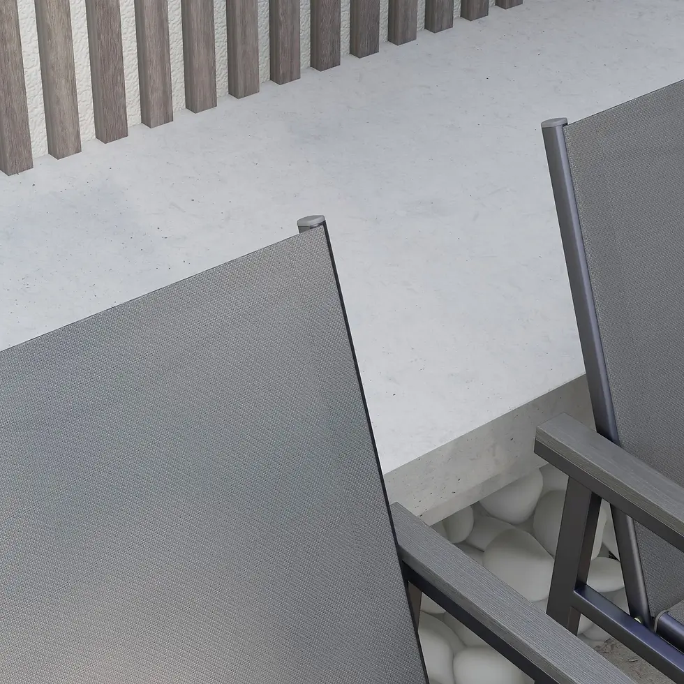 Thumbnail: Outsunny Five-Piece Metal Dining Set, with Glass-Top Table - Grey