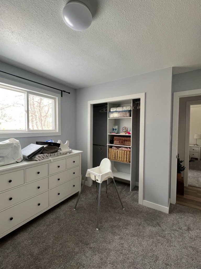 baby boy nursery renovation