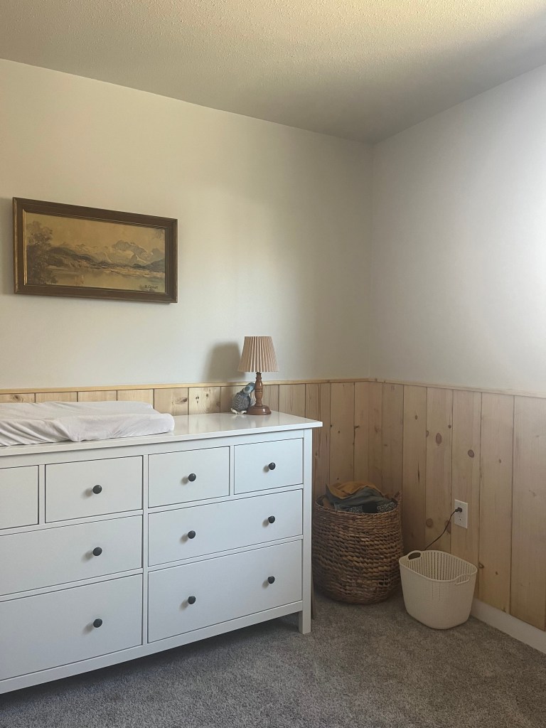 baby boy nursery renovation