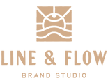 Line and flow logo stacked