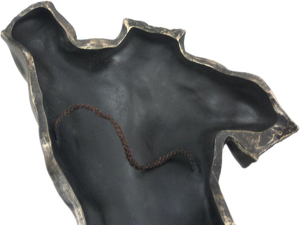Thumbnail: 🍑 Bronze Nude Male Wall Art - Playful Home Decor