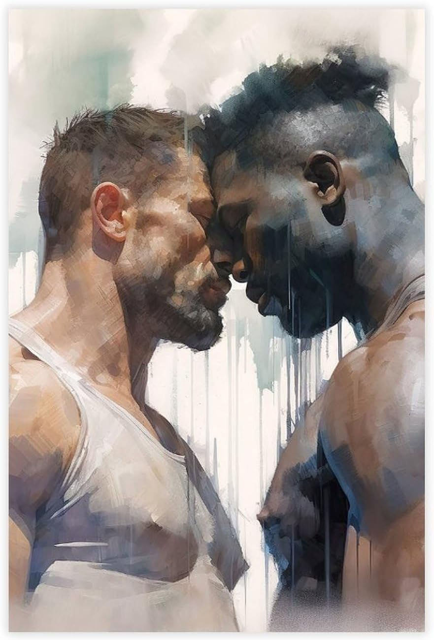 Thumbnail: 🎨 Nude Male Torso Canvas Art - Bold Decor for Bedroom & Living Room