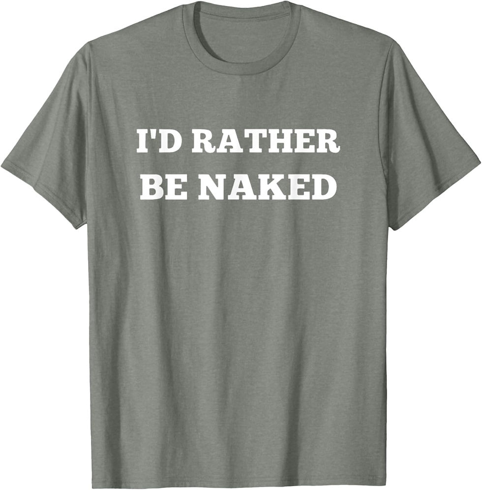 Thumbnail: 🌞 Bold Nudist T-Shirt for Free Spirits