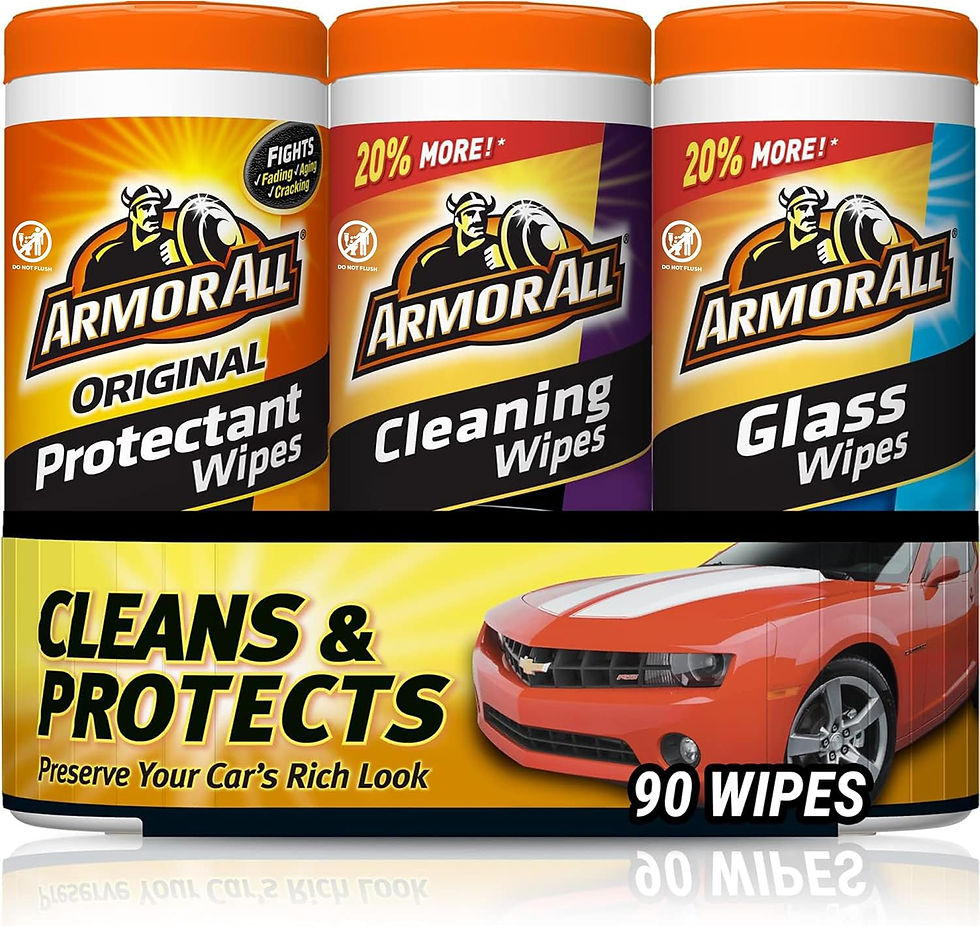 Thumbnail: Armor All Car Cleaning Wipes, Wipes for Car Interior and Car Exterior, 90 Wipes