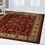Thumbnail: Home Dynamix Royalty Elati Traditional Area Rug 7'8"x10'4", Oriental Red/Ivory