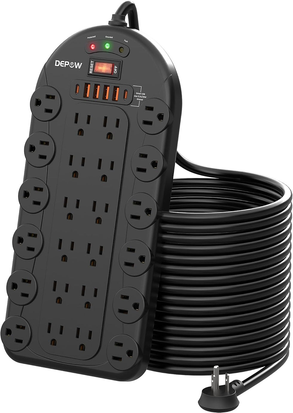 Thumbnail: 🔌 Ultimate Power Hub: 24 Outlets & 6 USBs for Home & Office ⚡