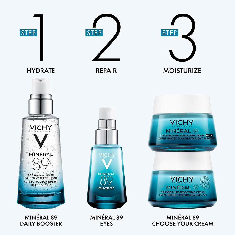 Thumbnail: 🌊 Vichy Mineral 89 Hyaluronic Acid Serum for Hydrated, Plump Skin