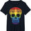 Thumbnail: 🌈 Bold Sugar Skull LGBT Pride T-Shirt for Halloween & Day of the Dead