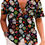 Thumbnail: KYKU Funky Hawaiian Shirt for Men Palm Beach Shirts Tropical Vacation Clothes