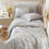 Thumbnail: Comfort Spaces Bed in A Bag Comforter Set - Trendy Casual Design Queen Comforte