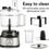 Thumbnail: Hamilton Beach Food Processor & Vegetable Chopper for Slicing, Shredding, Minci
