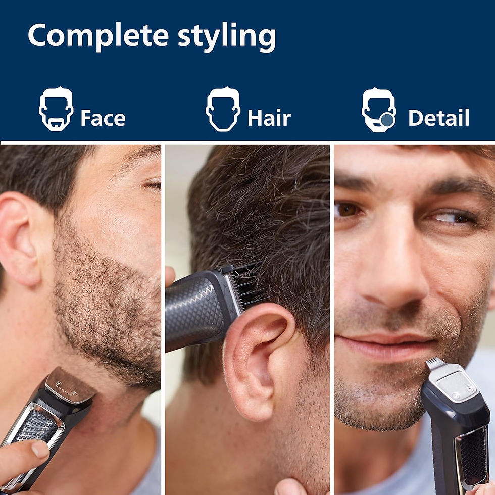 Thumbnail: Norelco Philips Multi Groomer - 13 Piece Mens Grooming Kit for Beard, face, Nos
