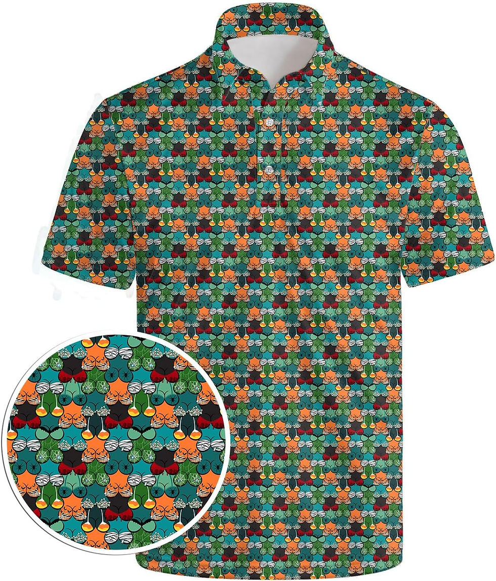 Thumbnail: ⛳️ Funny Men's Golf Polo - Moisture-Wicking Short Sleeve Shirt