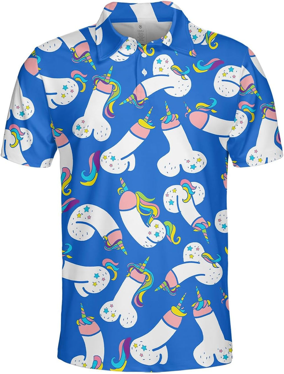 Thumbnail: 🏌️‍♂️ Skull Hawaiian Golf Polo for Men - Fun & Unique Golf Gift