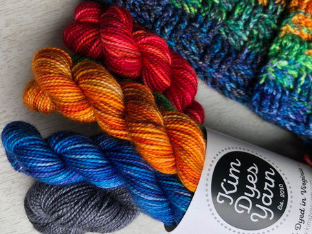 Marl the Spectrum Kits with Kim Dyes Yarn