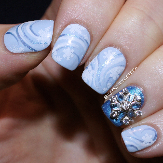Puking Pumpkin Nail Art