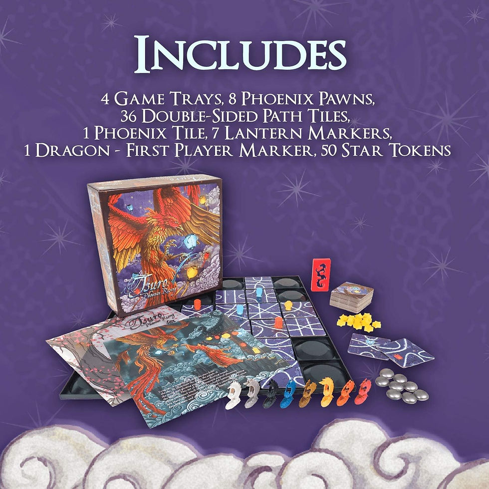 תמונה ממוזערת: Tsuro Phoenix Rising - טזורו עליית הפניקס משחק קופסה אסטרטגי