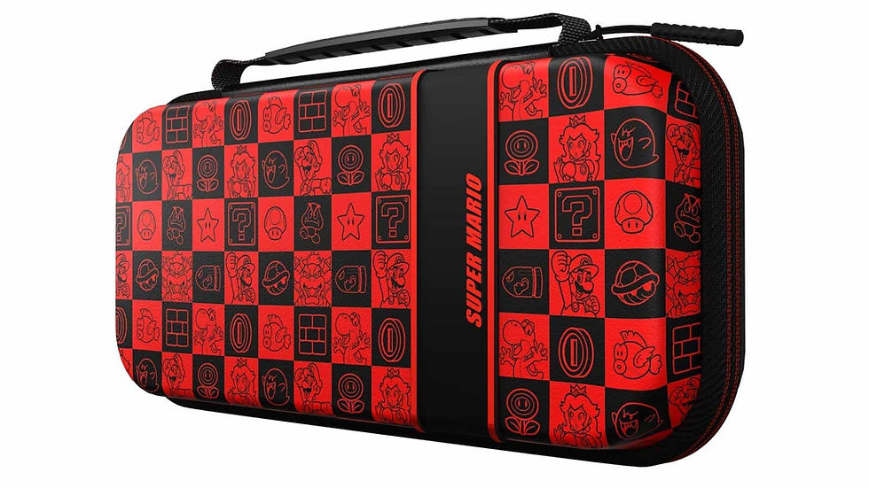 תמונה ממוזערת: Nintendo Switch Travel Case Plus - Mario Icon Glow in the Dark