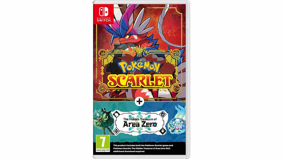 Pokémon Scarlet + The Hidden Treasure of Area Zero Nintendo Switch