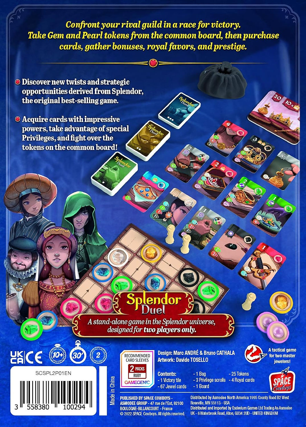 תמונה ממוזערת: Space Cowboys Splendor Duel Board Game - ספלנדור דו קרב בגרסת בוקרים