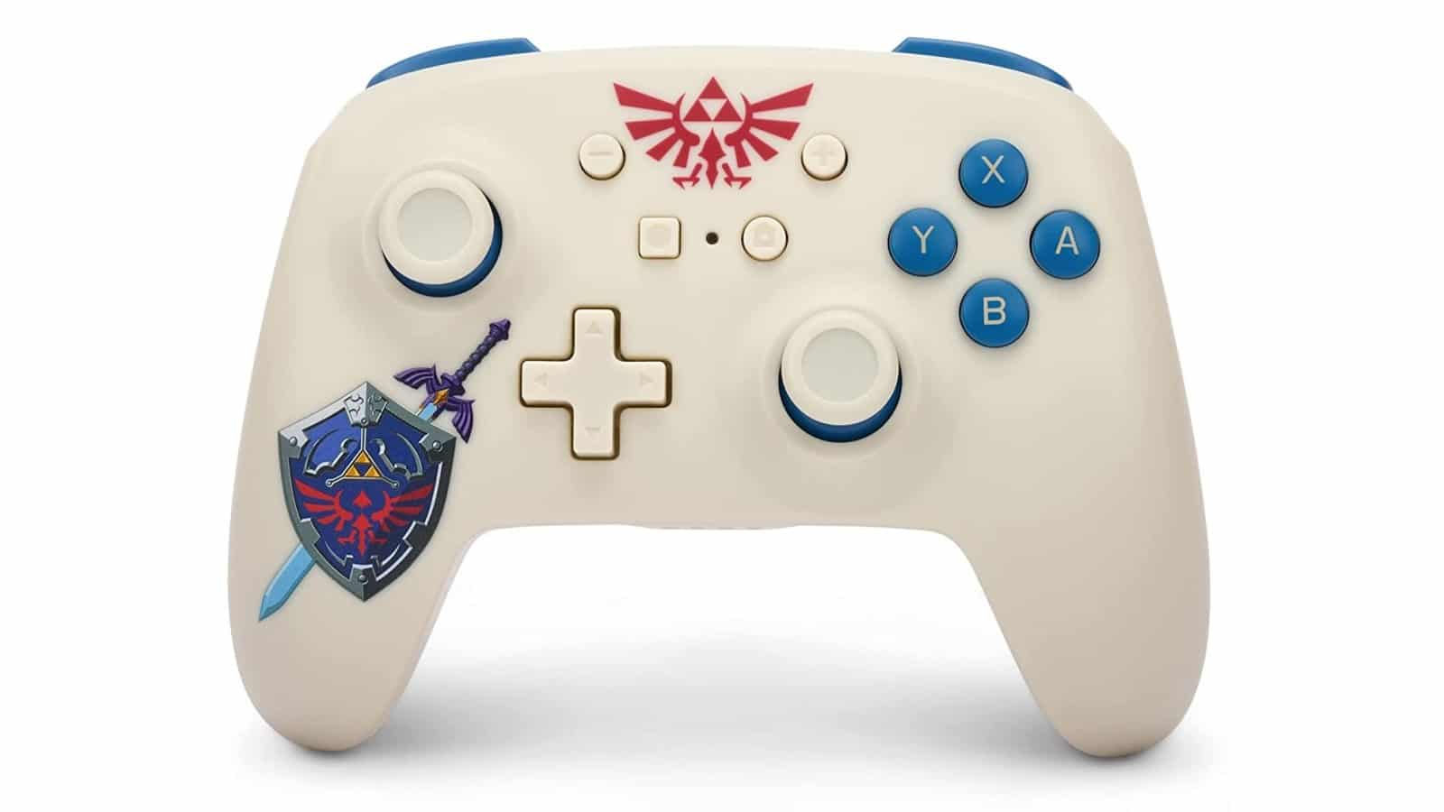 שלט אלחוטי PowerA לנינטנדו סוויץ בעיצוב Zelda Sworn Protector