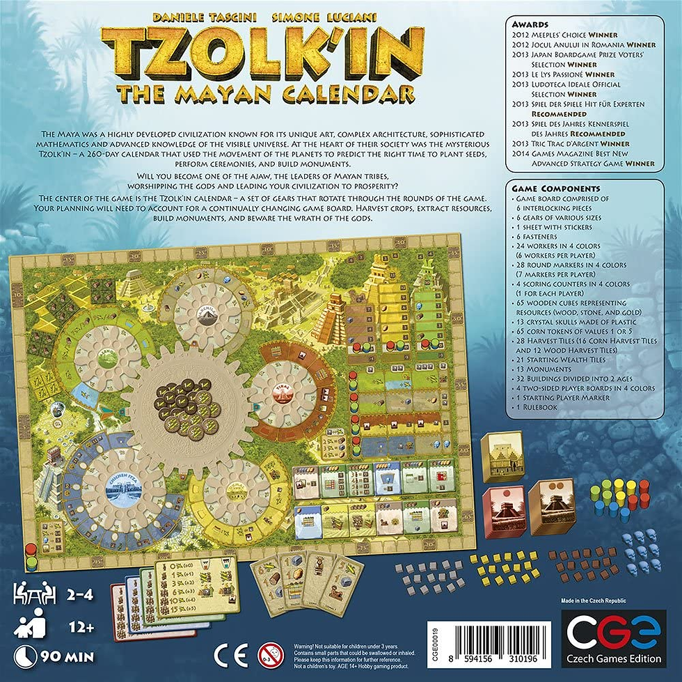 תמונה ממוזערת: Tzolk'in: The Mayan Calendar - צולקין: לוח השנה של המאיה