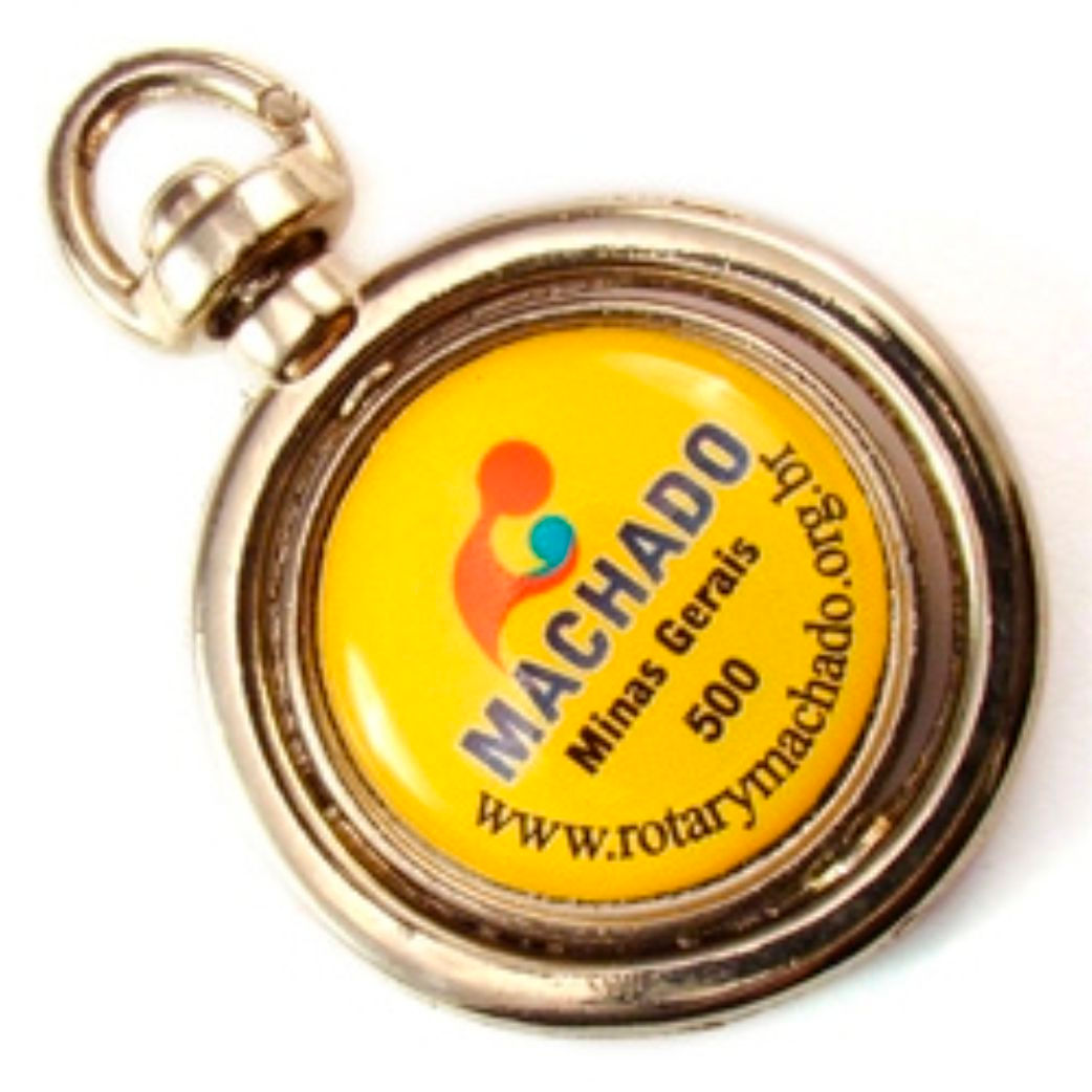 Giratório Redondo - personalizado nos 2 lados