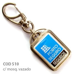 Miniatura: Medalha Quadrada c/ borda - personalizado em 1 lado
