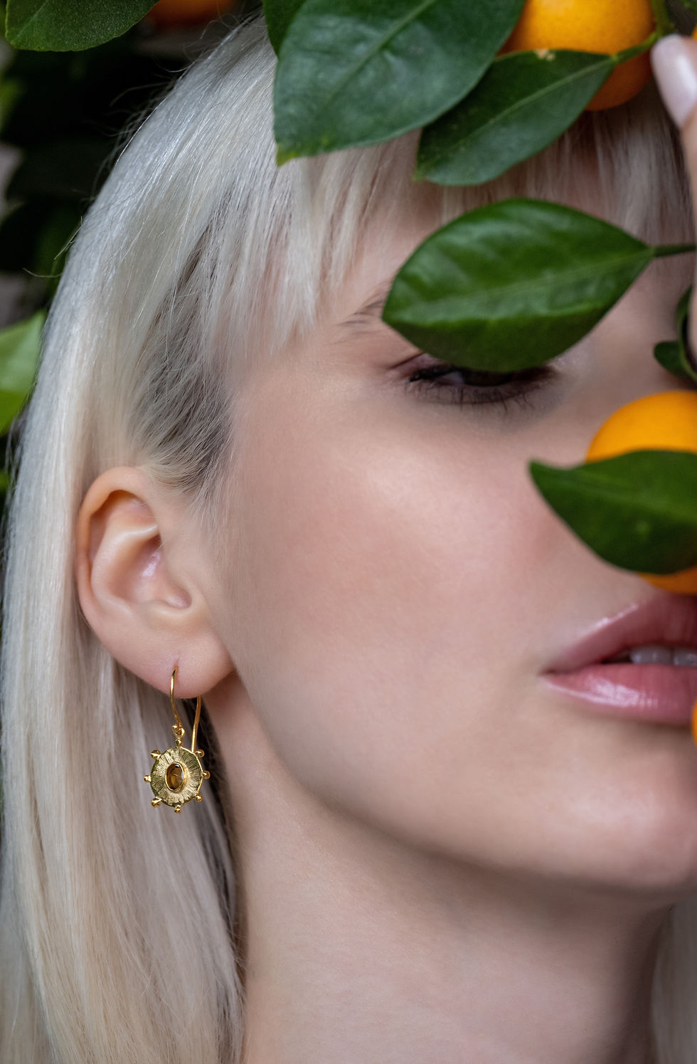 Thumbnail: Summer Sun Hoop Earrings
