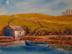Blue Boat Of Ballintoy