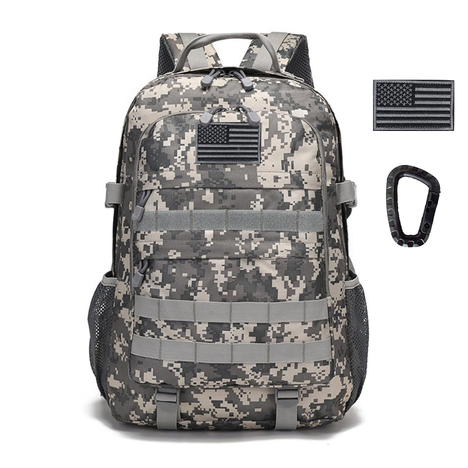 Tactical Military Backpack – Camo Design for Outdoor Adventures, Daily Use!