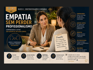 Empatia sem perder profissionalismo Compreender o outro não significa deixar de ser quem somos By illuminium Nativis Marketing & Apoio à Gestão