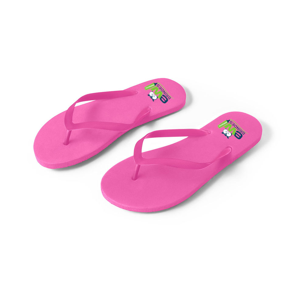 Miniatura: Chinelo Personalizado Confort c/ Sola PE e Tiras PVC G/GG