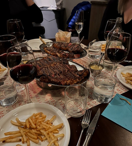 Steak and Fries at this french bistro in Toronto, Js Steakfrites