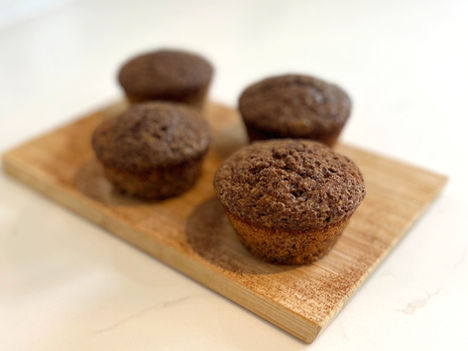Cinnamon and honey flax muffins