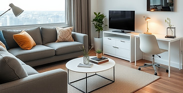 Inside of a professional studio apartment.jpg