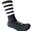 Miniatura: Calcetines negros rayas blancas