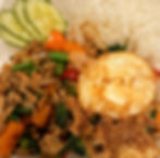 CHICKEN BASIL STIR FRY