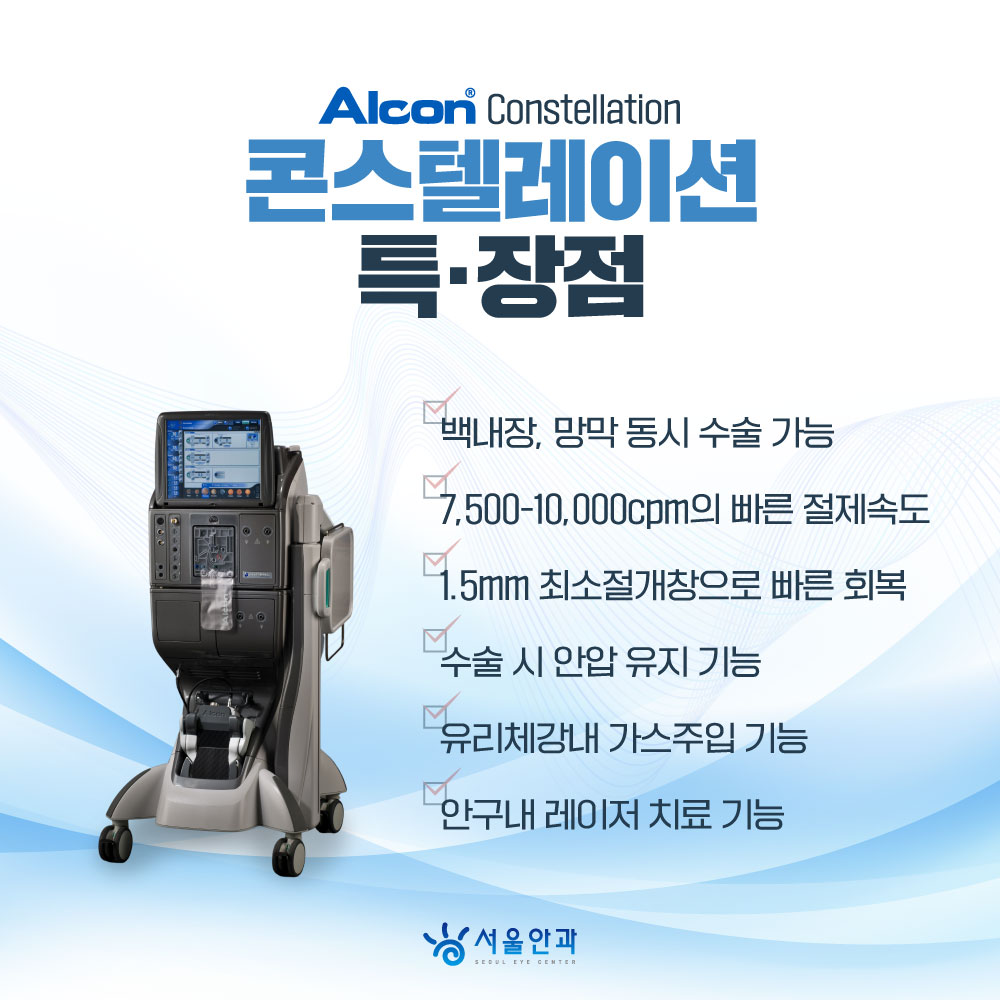 망막수술장비 콘스텔레이션 | 김해서울안과