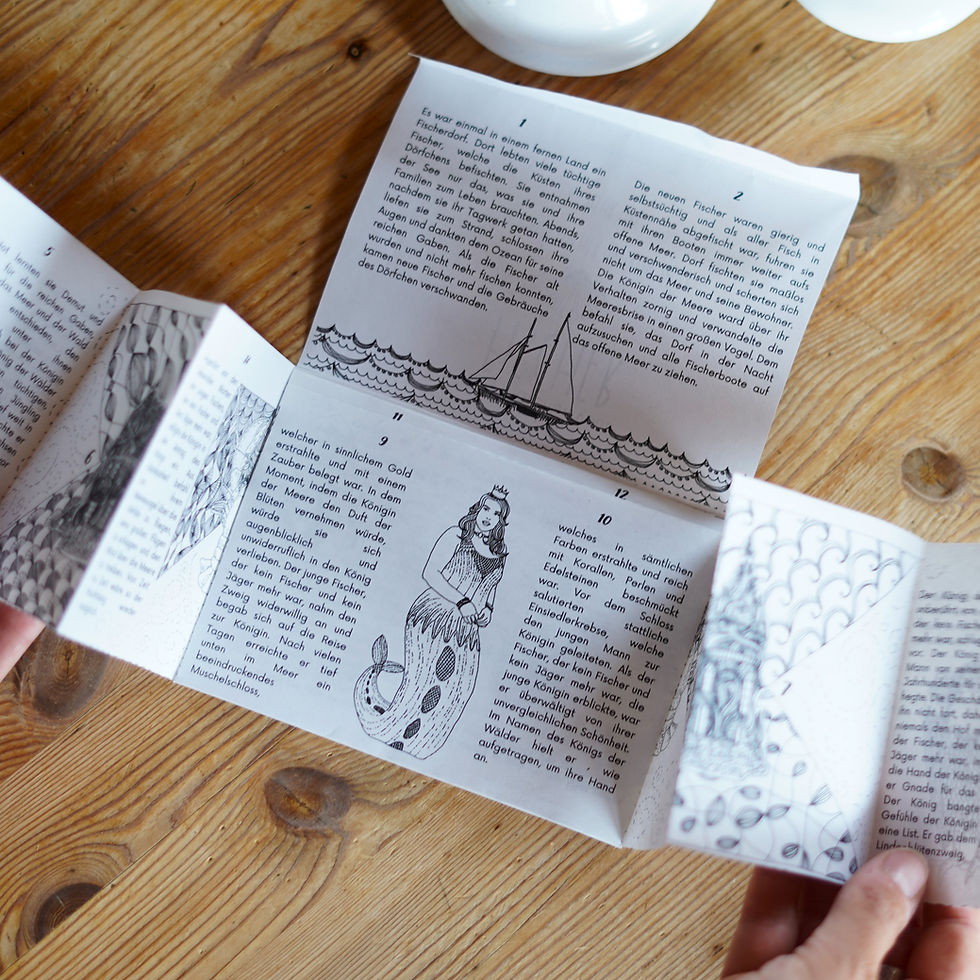 Miniaturbild: Märchen Bastelset PDF | Klappbuch & Liebesbrief zum Ausdrucken | DIY Geschichte