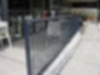 Round Top balustrade with 50x50mm bottom rail