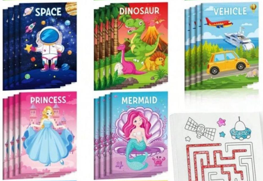 4Pack Coloring Books