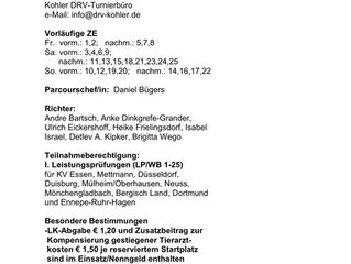 Byfanger Dressur- und Springtage vom 19.-21.09.2025