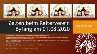 RVB Jugend Zelten im Reiterverein