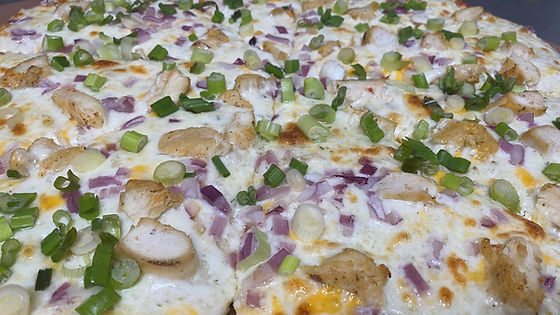 Garlic Chicken Pizza
