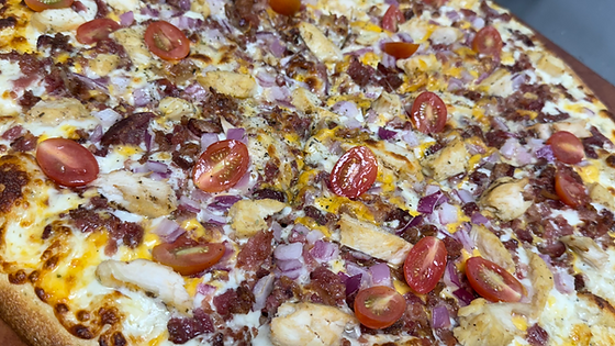 Chicken Bacon Ranch Pizza