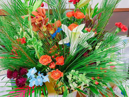 1月のサロンのお花♡