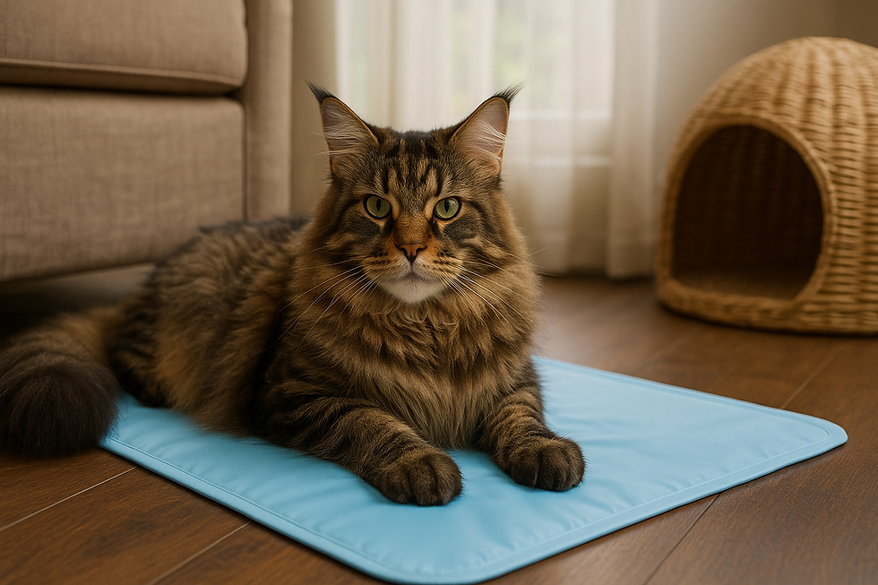 Les Chats Qui Profitent Le Plus D’Un Coussin Rafraîchissant