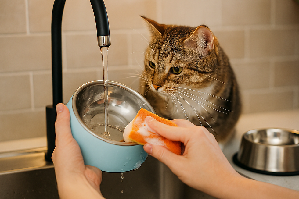 Gamelle Pour Chat : À Quelle Fréquence La Nettoyer Pour Sa Santé ?
