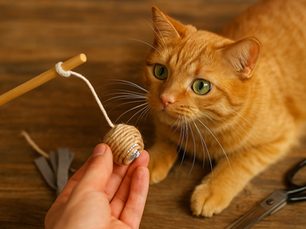 Comment Fabriquez Vous-Même Un Jouet Pour Chat En 10 Minutes